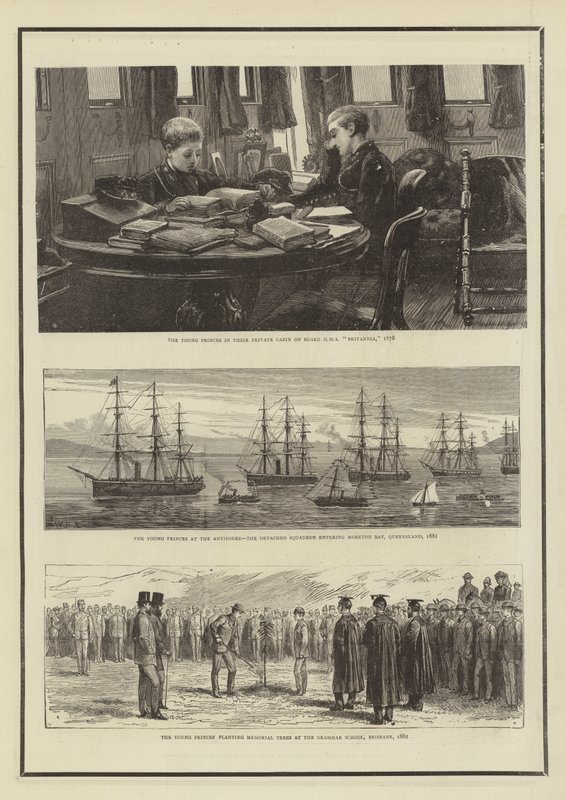 ZKH de overleden hertog van Clarence en Avondale door William Edward Atkins