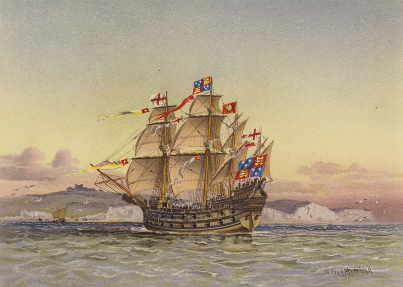 De Grote Harry van 1488 door William Frederick Mitchell