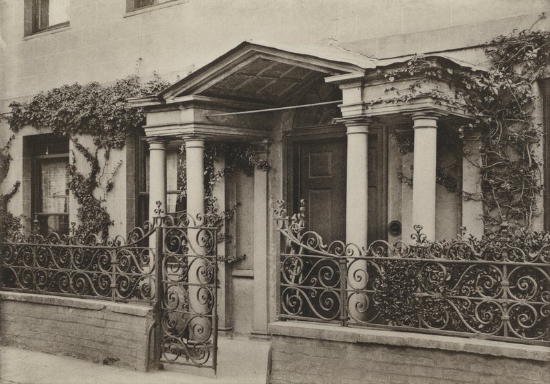 Deur, Arcaded Porch in Wimborne, Dorset door William Galsworthy Davie