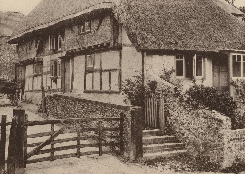 Boerderij, Bury, West Sussex door William Galsworthy Davie