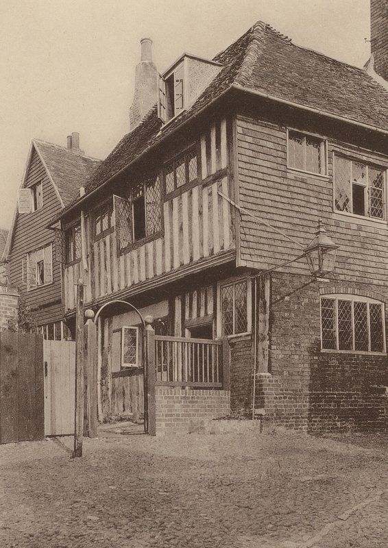 Mermaid Inn, Rye, Sussex door William Galsworthy Davie