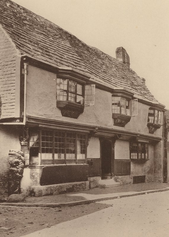 Star Inn, Alfriston, Sussex door William Galsworthy Davie