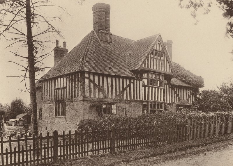 Yew-Tree Boerderij, nabij Beckley en Northiam, Sussex door William Galsworthy Davie