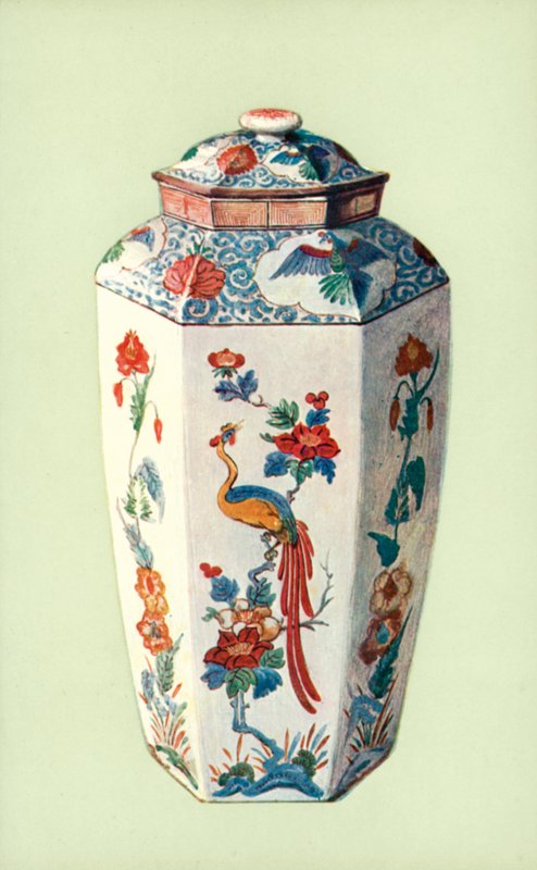 Pot, Chelsea, in Japanse Stijl door William Gibb
