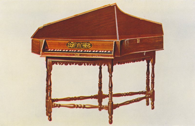 Muziekinstrumenten: Spinet door William Gibb