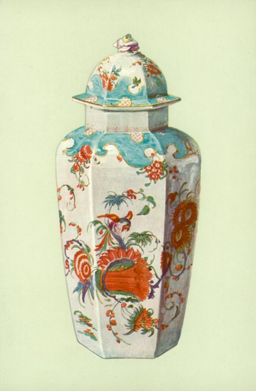 Vaas, Worcester, met Japans patroon door William Gibb
