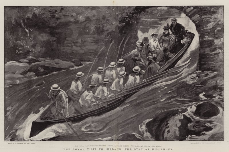 Het Koninklijk Bezoek aan Ierland, het Verblijf in Killarney door William Hatherell