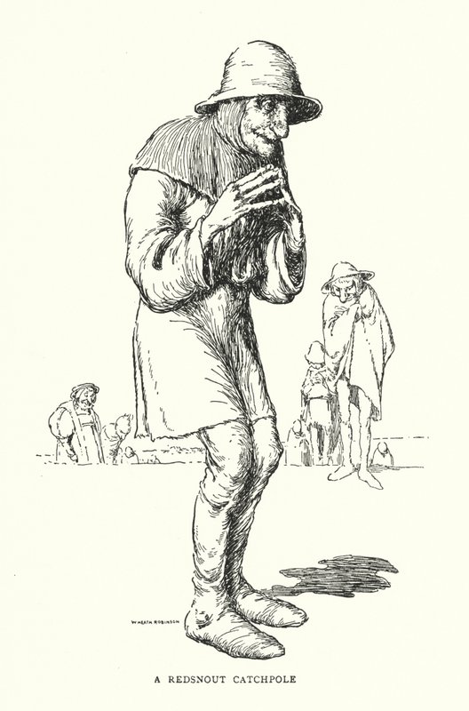 Een Roodneus Gerechtsdienaar door William Heath Robinson