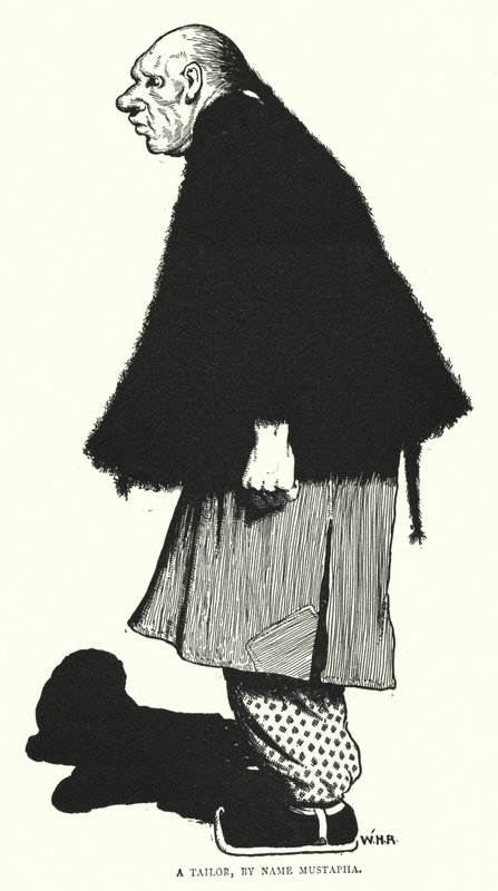 Een kleermaker, genaamd Mustapha door William Heath Robinson