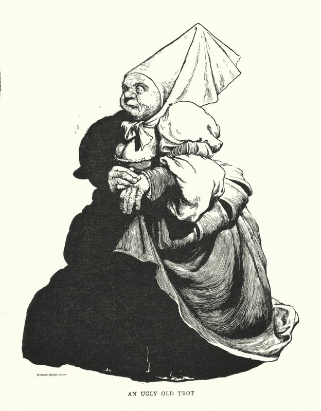 Een lelijke oude vrouw door William Heath Robinson