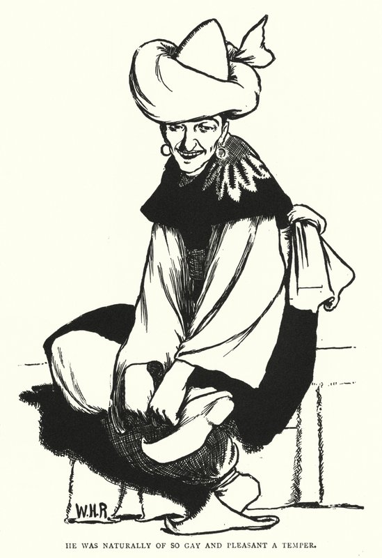 Hij was van nature zo vrolijk en aangenaam van humeur door William Heath Robinson