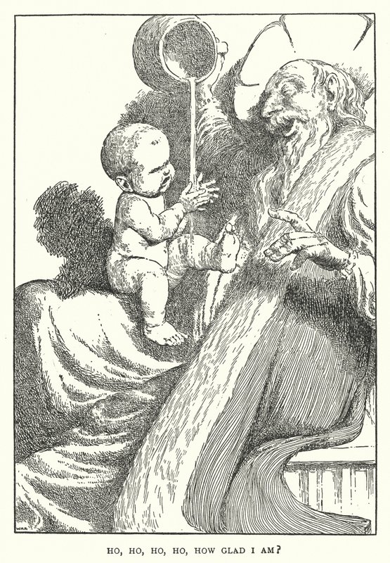 Ho, ho, ho, ho, hoe blij ben ik? door William Heath Robinson