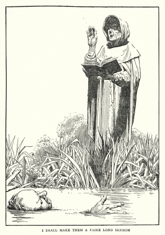 Ik zal ze een mooie lange preek geven door William Heath Robinson