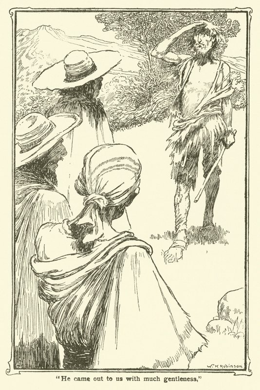 Illustratie voor Don Quichot door William Heath Robinson
