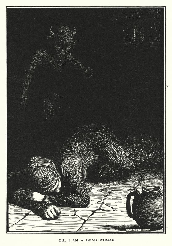 Oh, ik ben een dode vrouw door William Heath Robinson