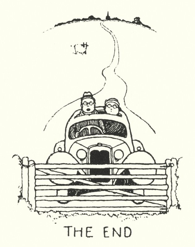 Het einde door William Heath Robinson