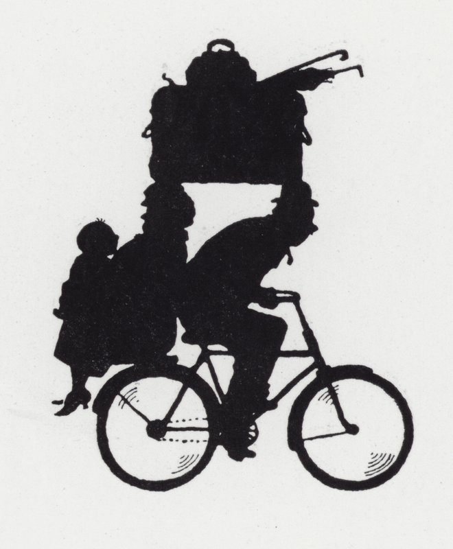 Op Tour met de Familie op de Fiets door William Heath Robinson