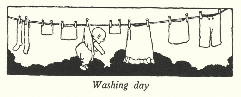 Wasdag door William Heath Robinson