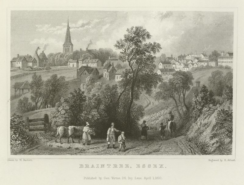 Braintree, Essex door William Henry Bartlett
