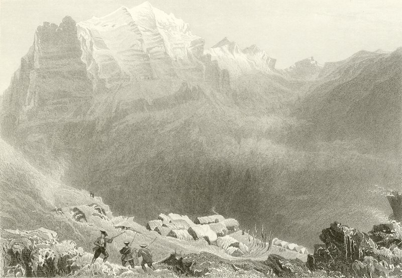 Dormeilleuse, Hoge Alpen, het toneel van Felix Neffs