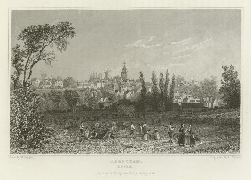 Halstead, Essex door William Henry Bartlett