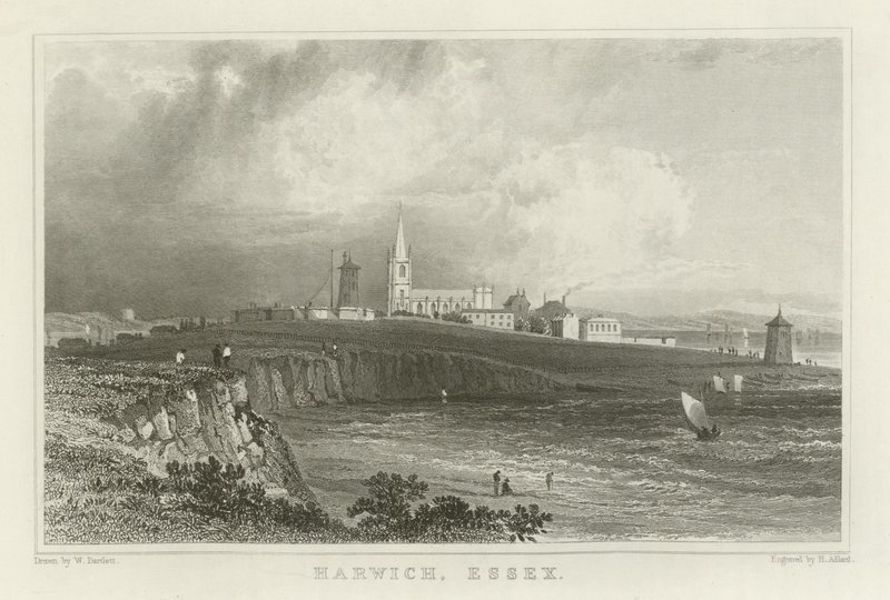 Harwich, Essex door William Henry Bartlett