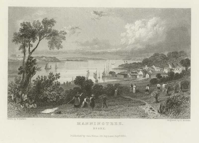 Manningtree, Essex door William Henry Bartlett