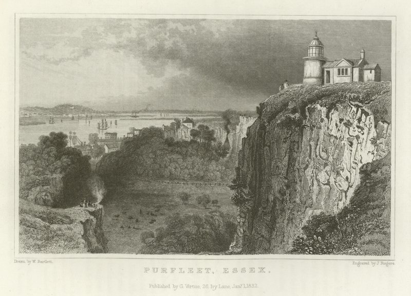 Purfleet, Essex door William Henry Bartlett