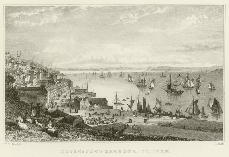 Queenstown haven door William Henry Bartlett