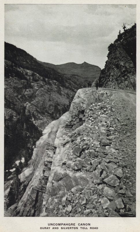 Canyons van Colorado: Uncompahgre Canon, Ouray en Silverton Tolweg door William Henry Jackson