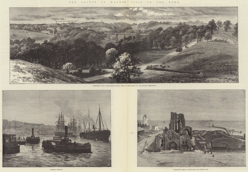 Het Bezoek van de Prins van Wales aan de Tyne door William Henry James Boot