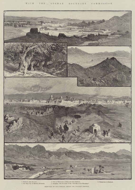 Met de Afghaanse Grenscommissie door William Henry James Boot