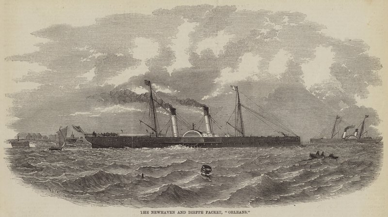 De Newhaven en Dieppe Packet, Orleans door William Henry Prior