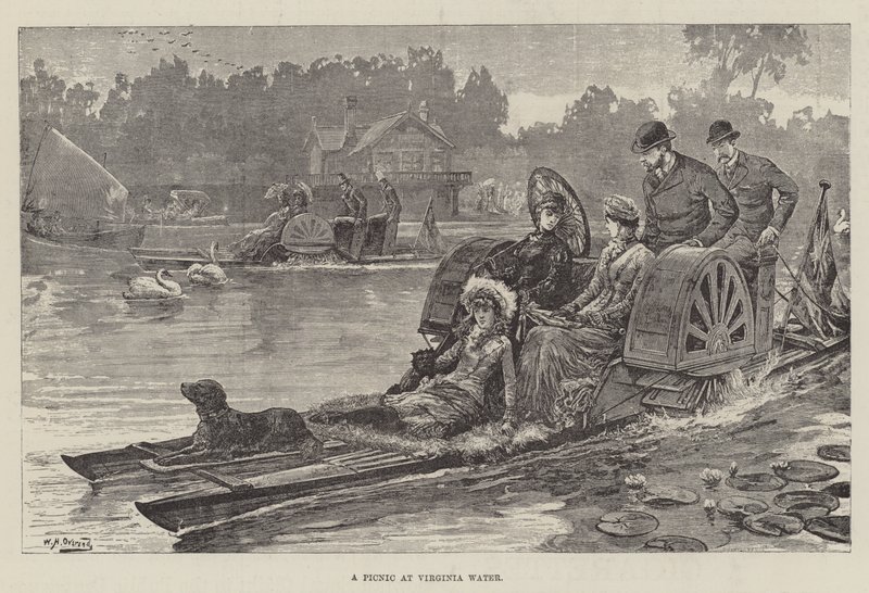 Een Picknick bij Virginia Water door William Heysham Overend