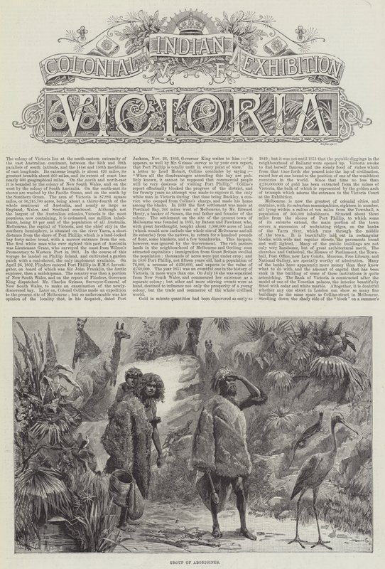 Koloniale en Indiase Tentoonstelling, Victoria door William Heysham Overend