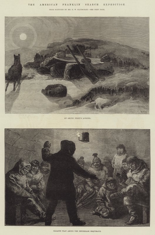 De Amerikaanse Franklin Zoektocht Expeditie door William Heysham Overend