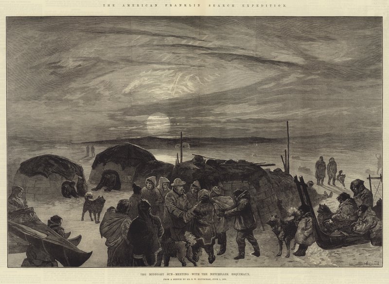 De Amerikaanse Franklin-zoekexpeditie door William Heysham Overend