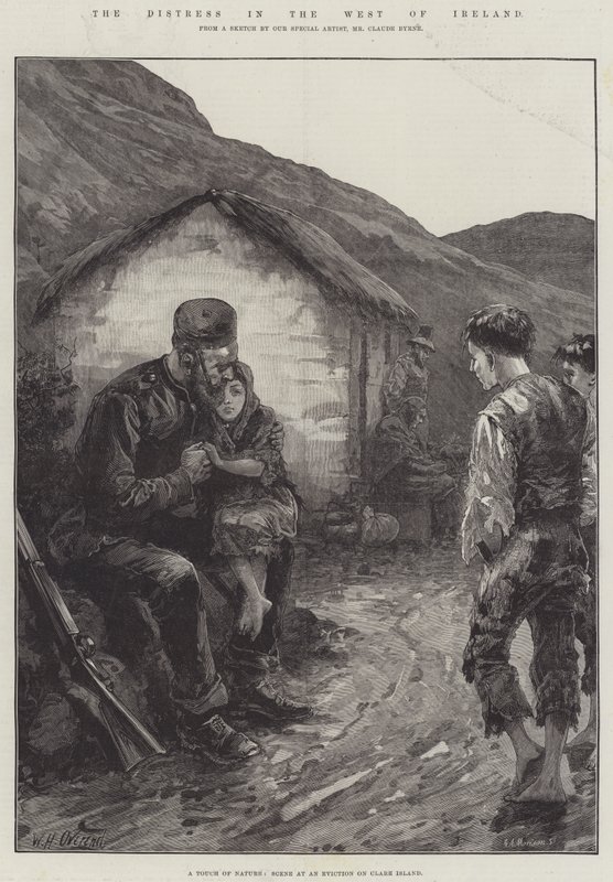 De nood in het westen van Ierland door William Heysham Overend