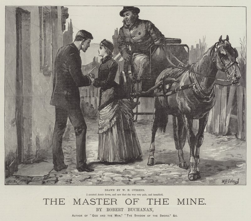 De Meester van de Mijnen, door Robert Buchanan door William Heysham Overend