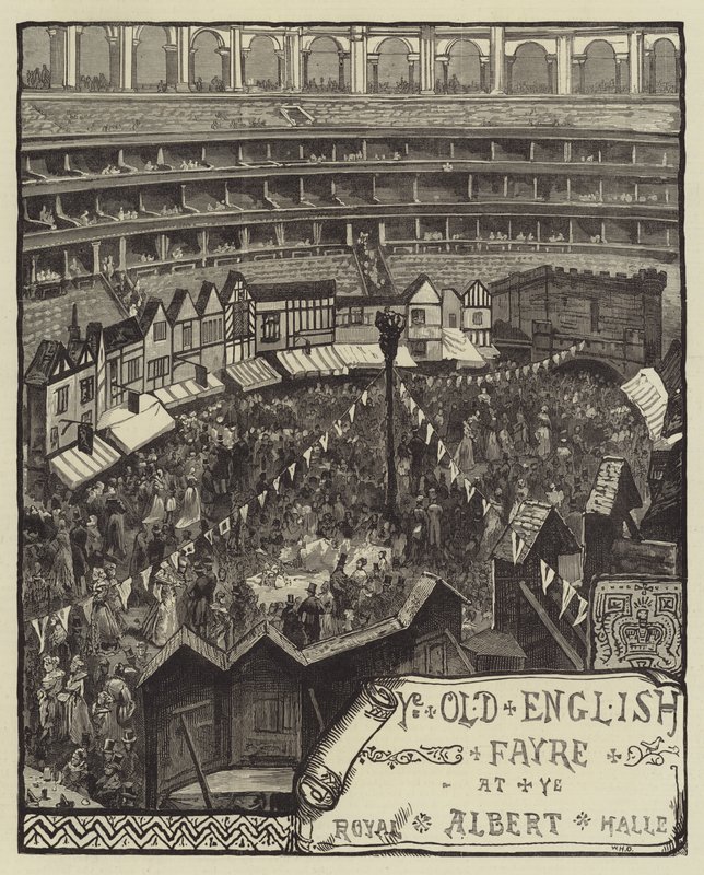 Ye Old English Fayre, in de Royal Albert Hall door William Heysham Overend