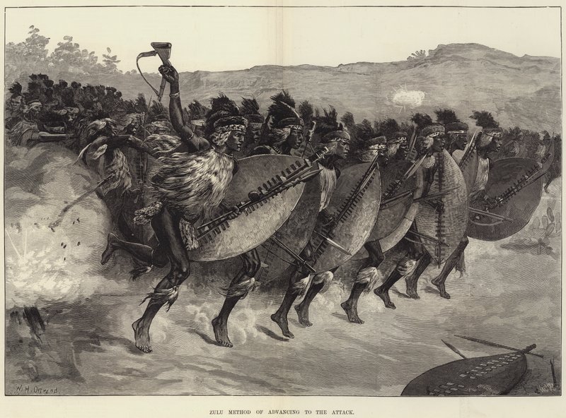 Zulu Methode van Aanvallen door William Heysham Overend