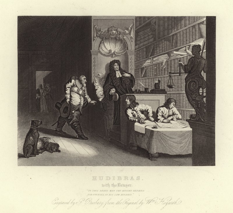 Hudibras door Samuel Butler door William Hogarth