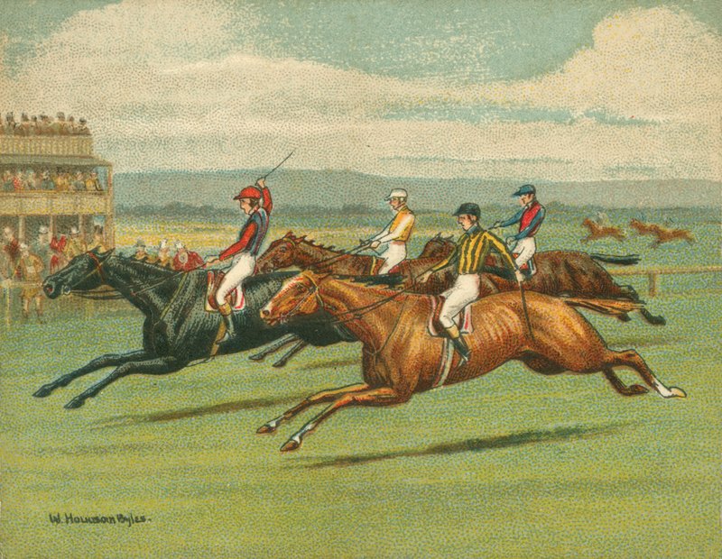 Historische en Moderne Races, Vlakke Races, Paard door William Hounsom Byles