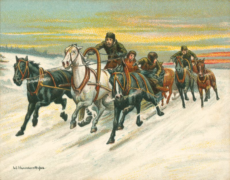 Races Historisch en Modern, Russische Sleeraces door William Hounsom Byles