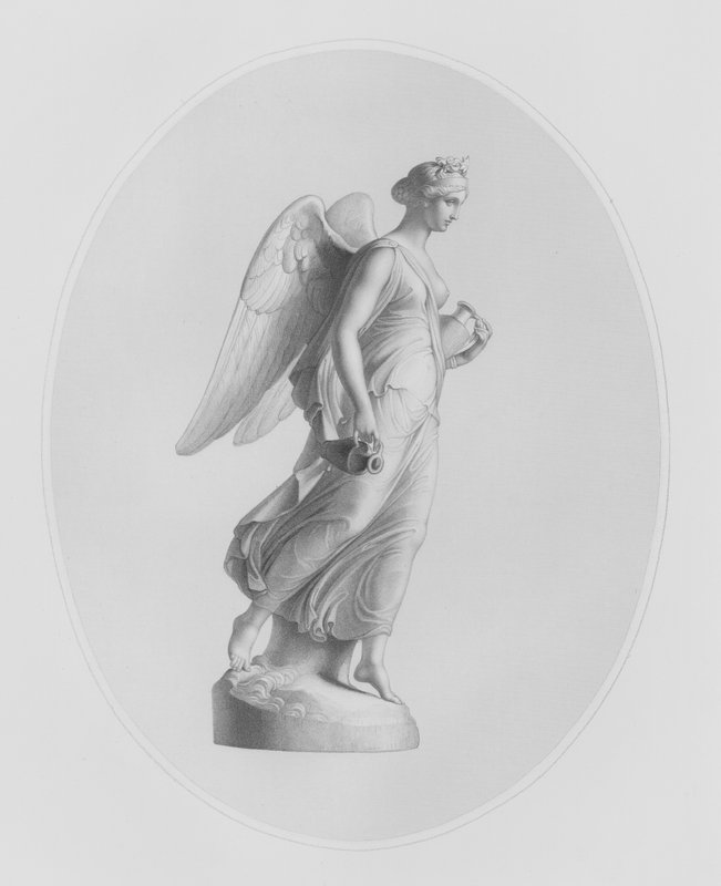 Aurora, gegraveerd door W Roffe van het standbeeld door J Gibson, RA, in het bezit van mevrouw Henry Sandbach door William John Roffe