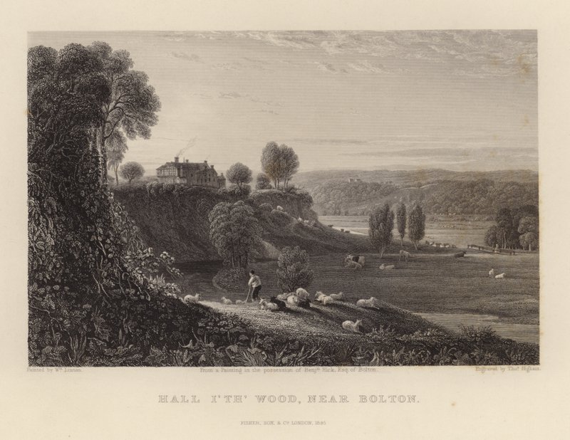 Hal in het bos bij Bolton door William Linton