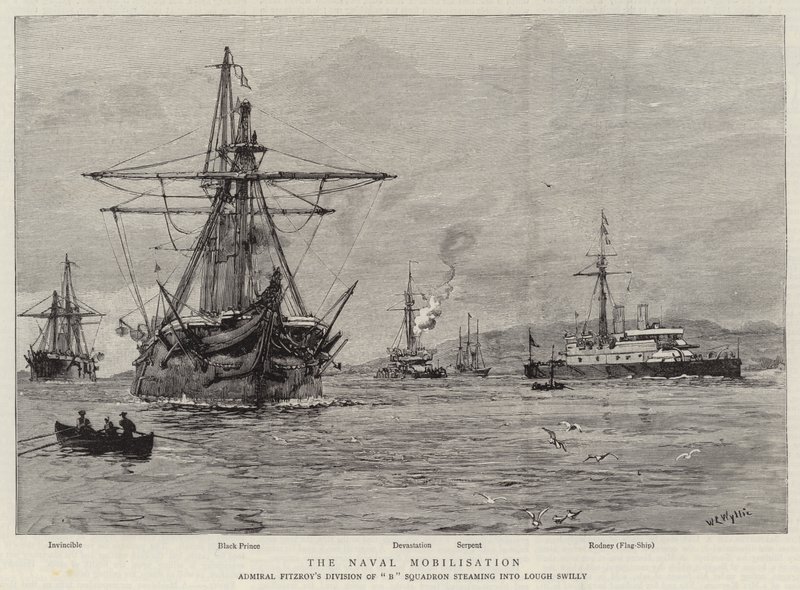 De maritieme mobilisatie door William Lionel Wyllie
