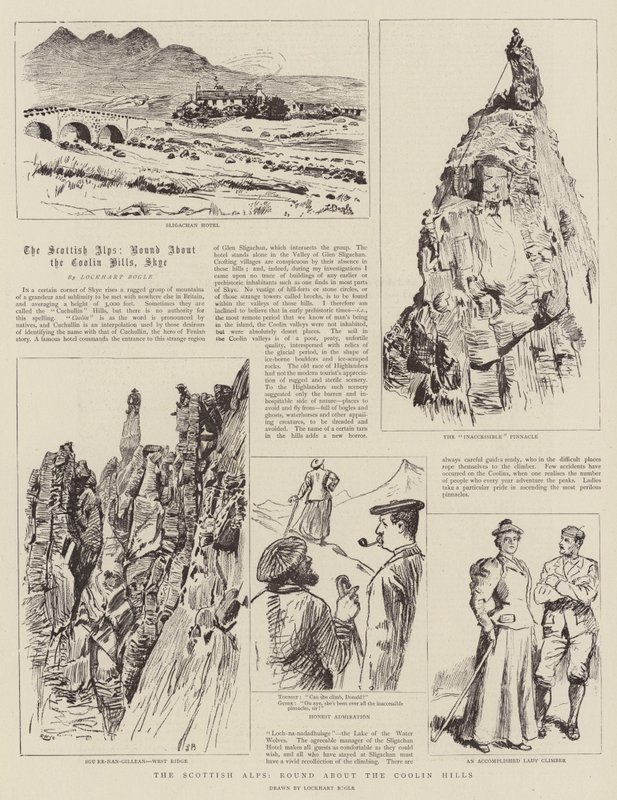 De Schotse Alpen, rond de Coolin Hills door William Lockhart Bogle