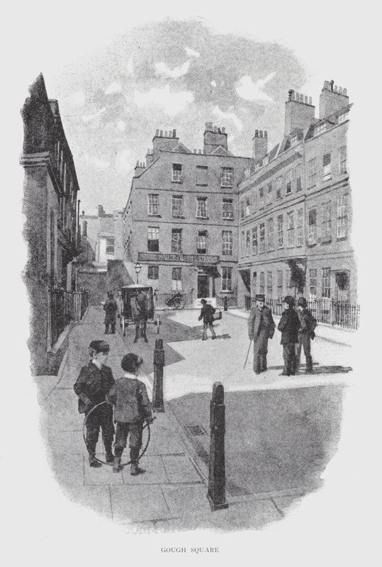 Gough Square door William Luker
