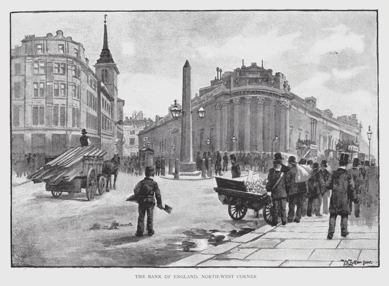De Bank of England, Noordwestelijke Hoek door William Luker